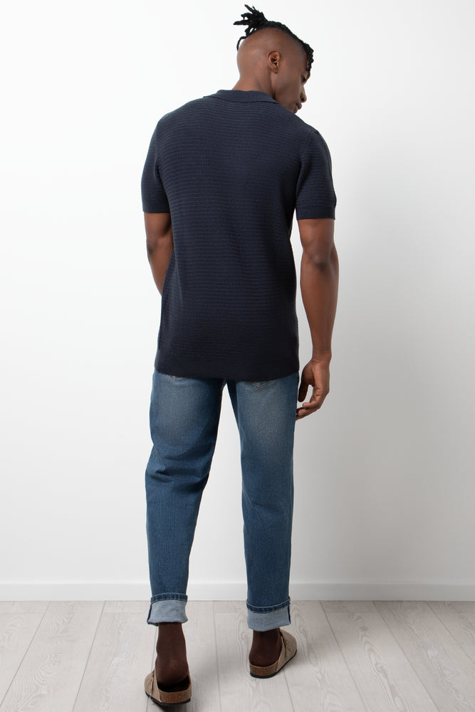 Knit Golfer Navy (2)