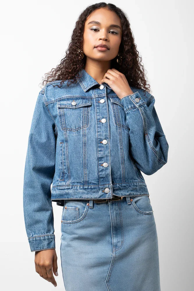 Denim Trucker Jacket Light Blue