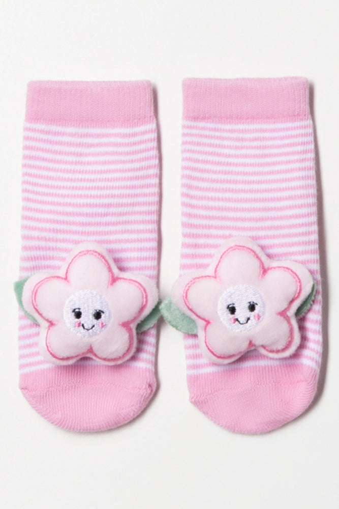 Flower Socks Pink