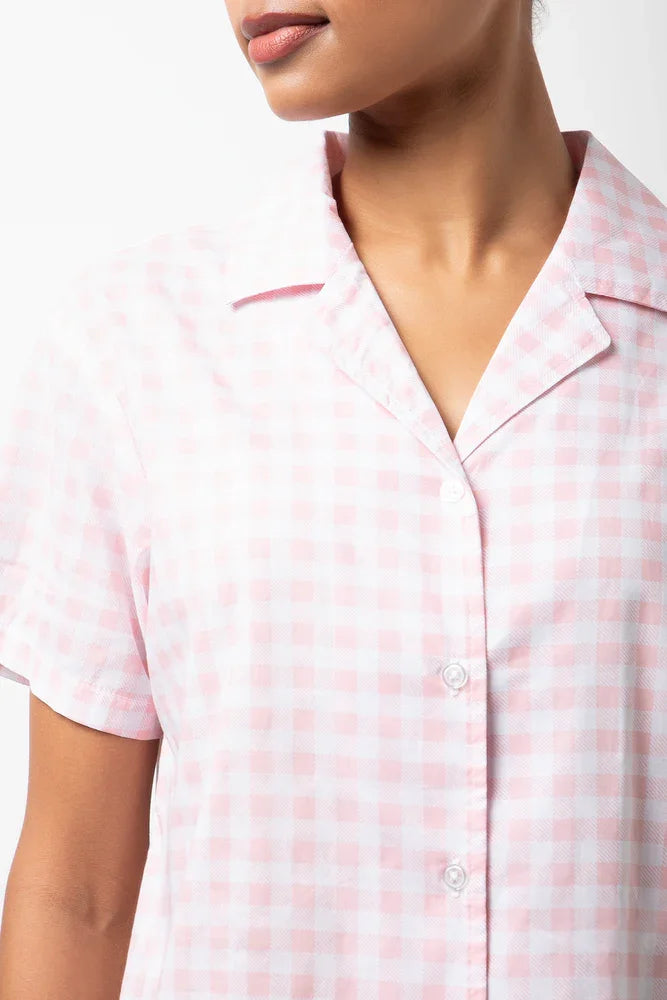 Check Pyjamas Pink (3)