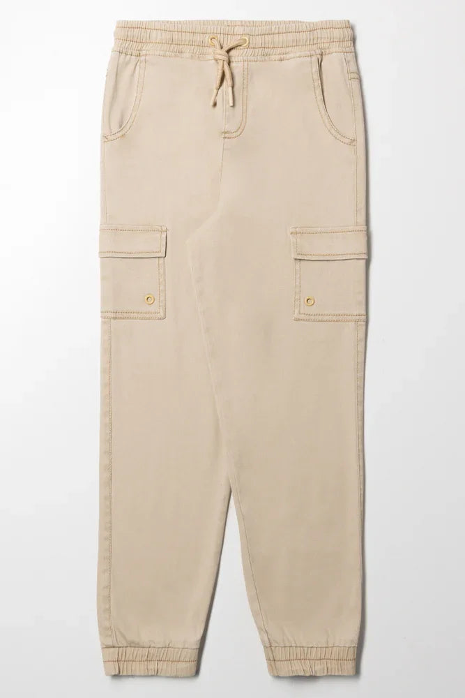Cargo Joggers Natural