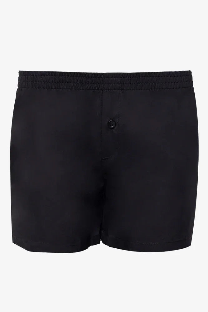3 Pack Woven Boxer Black (2)
