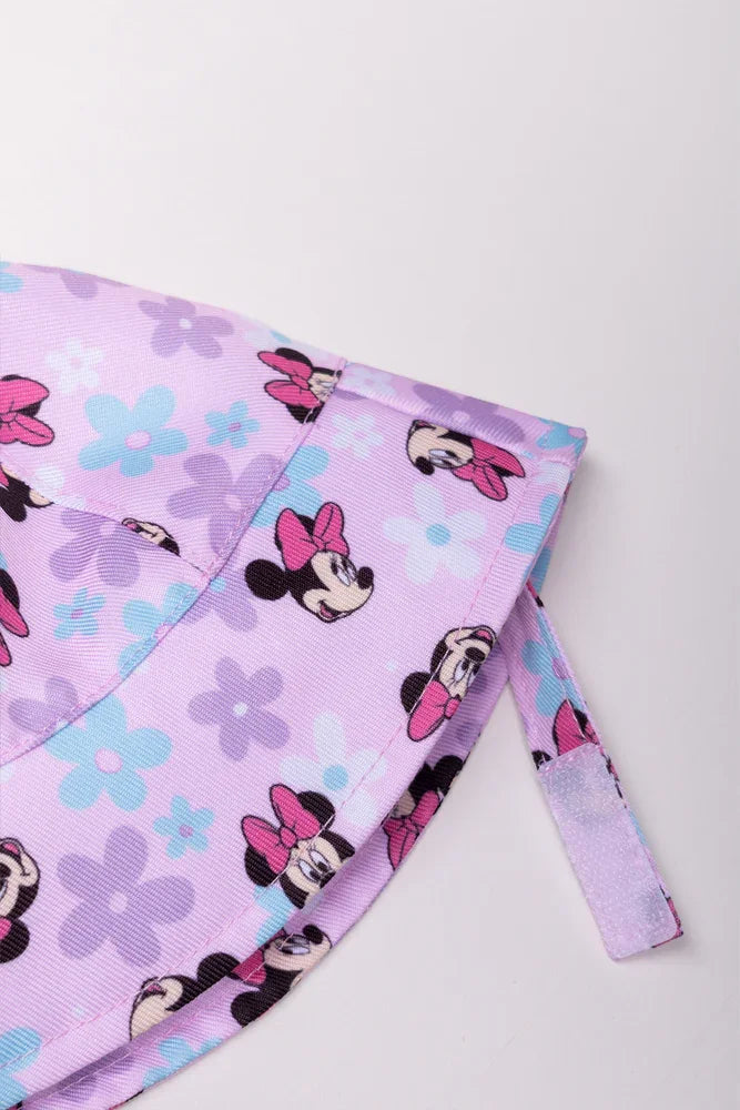 Minnie Mouse Floral Hat Pink
