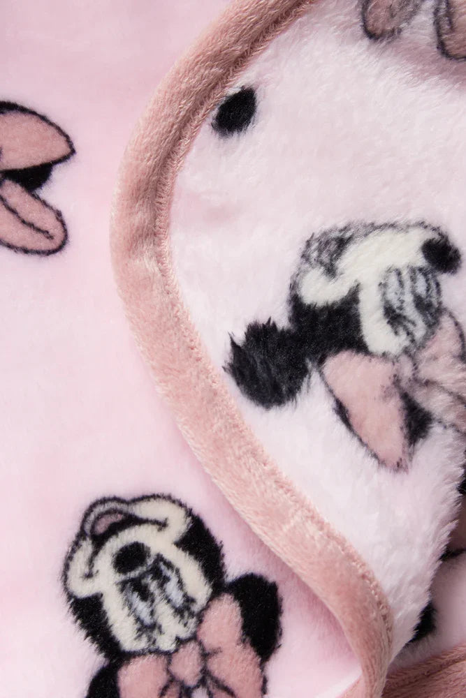 Minnie Mouse Baby Blanket Pink