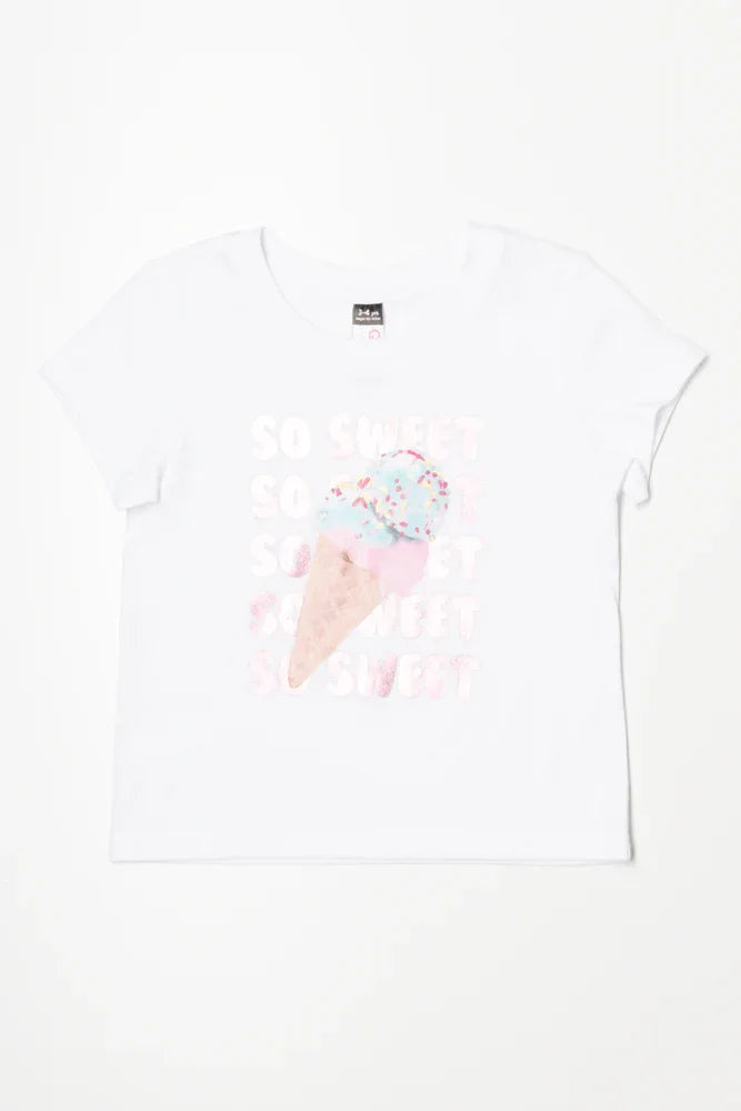 Ice Cream T-Shirt White