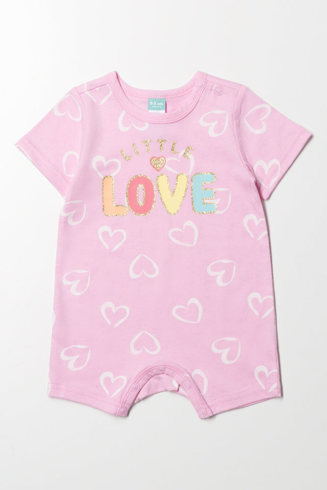 Little Love Romper Pink Rompers Ackermans – Rompers Ackermans