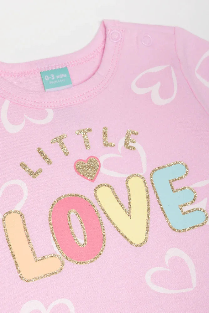 Little Love Romper Pink