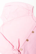 Front Tie Top Pink (1)