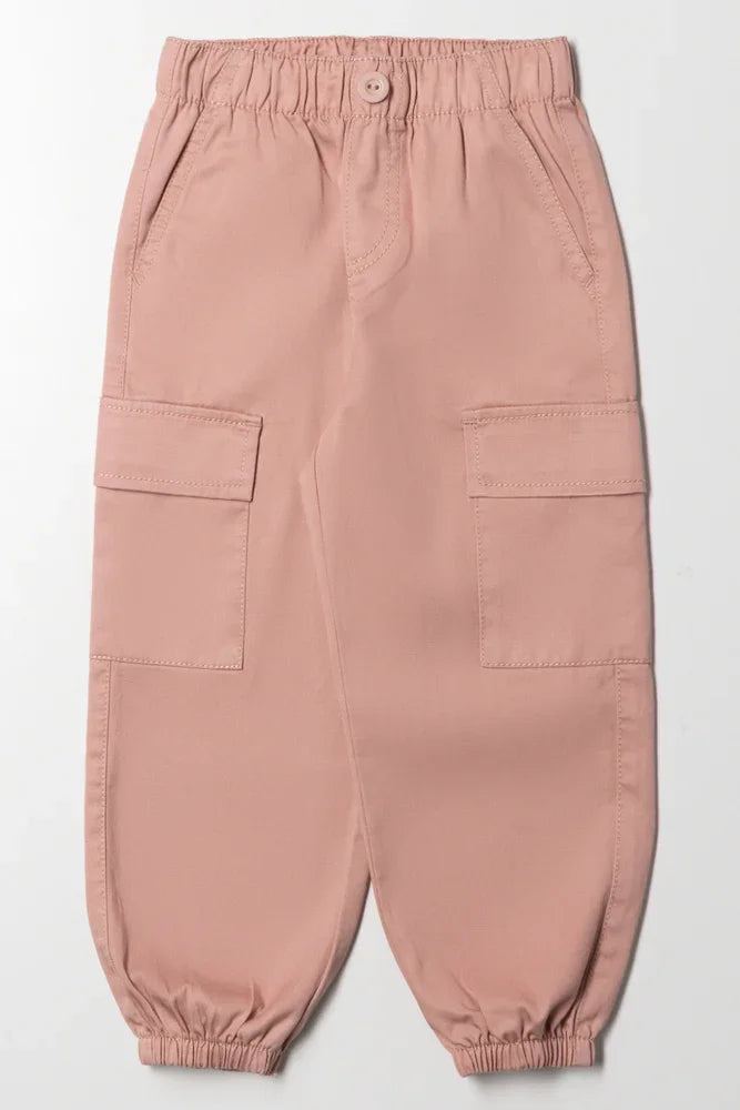 Cargo Joggers Pink