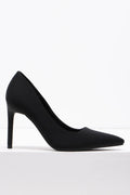 Heel Court Shoe Black (1)