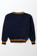Unisex School Long Sleeve Stripe Jersey Navy (3)