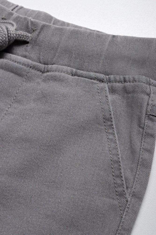 Pull On Denim Shorts Dark Blue