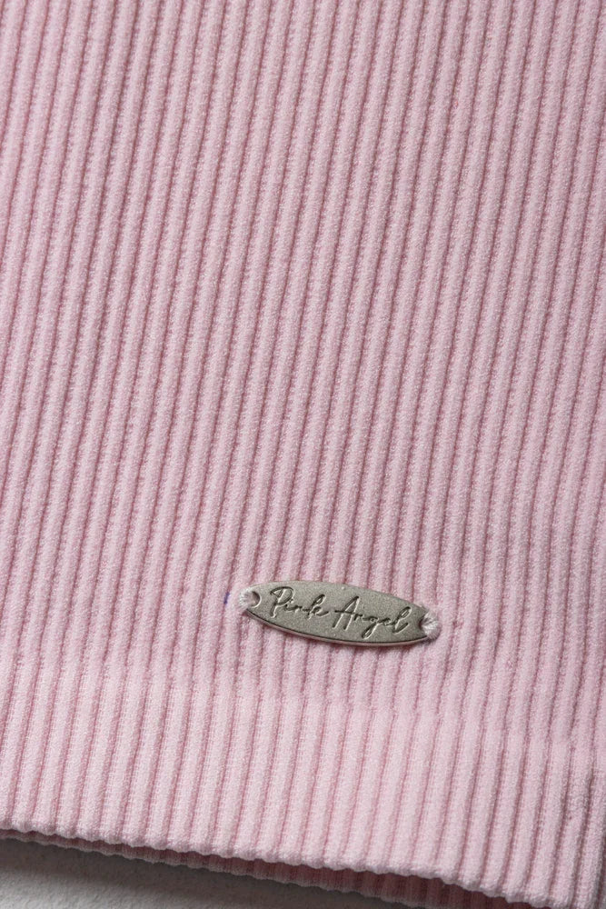 Seamless Short Sleeve T-Shirt Pink