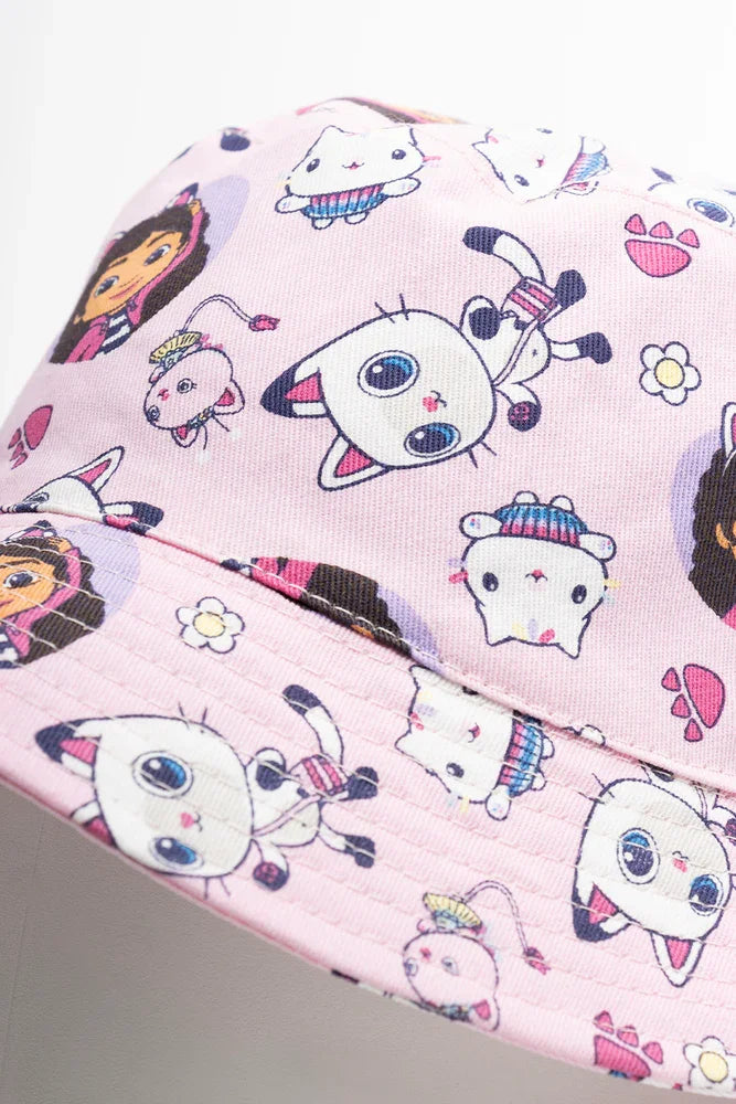 Pg 2 Piece Bucket Hat Gabby Pink