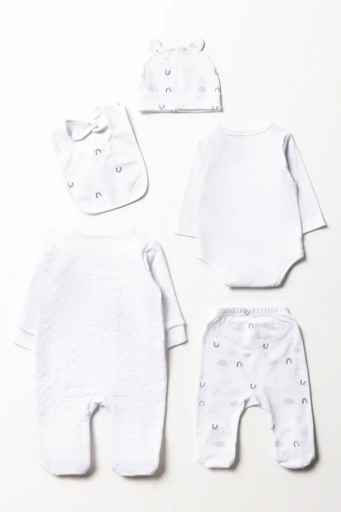 5 Piece Clouds Set White (6)