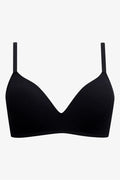 2 Pack Padded Wire Free Bras Grey And Black (1)