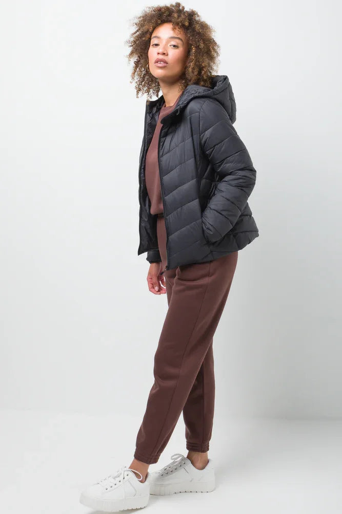 Basic Puffer Jacket Black