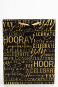 CELEBRATE BLACK LARGE GIFTBAG