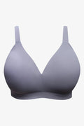 2 Pack Smooth Padded Wirefree Bra Big Grey And Blue (2)