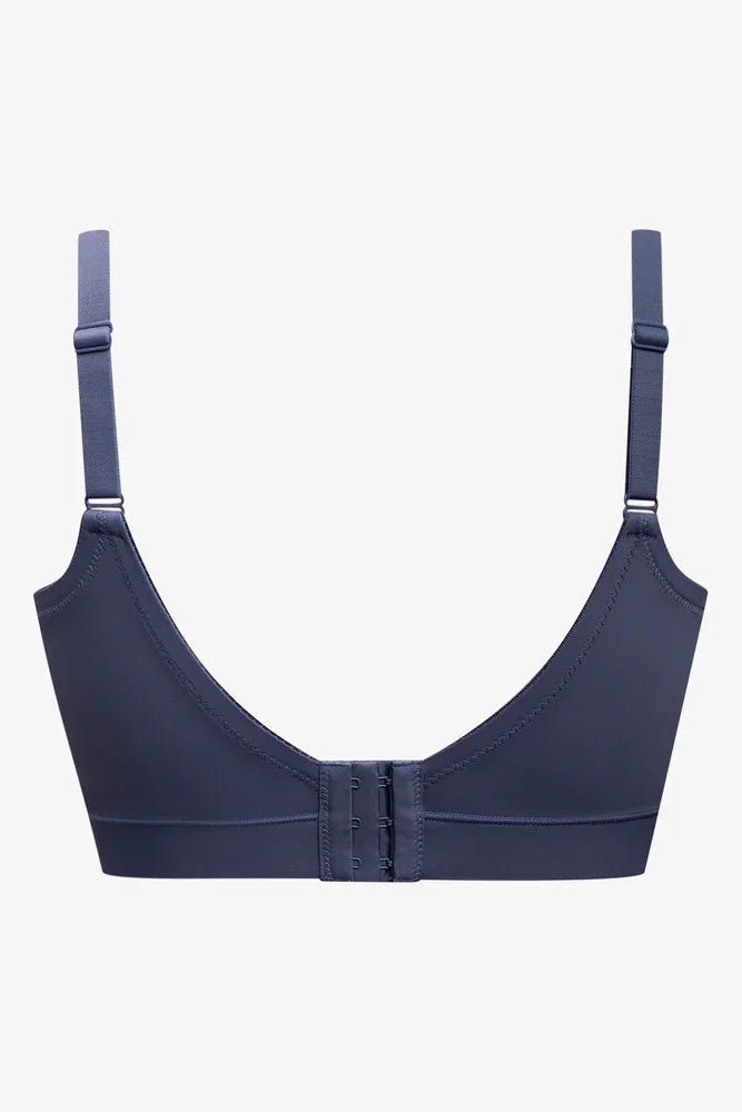 2 Pack Smooth Padded Wirefree Bra Big Grey And Blue (3)
