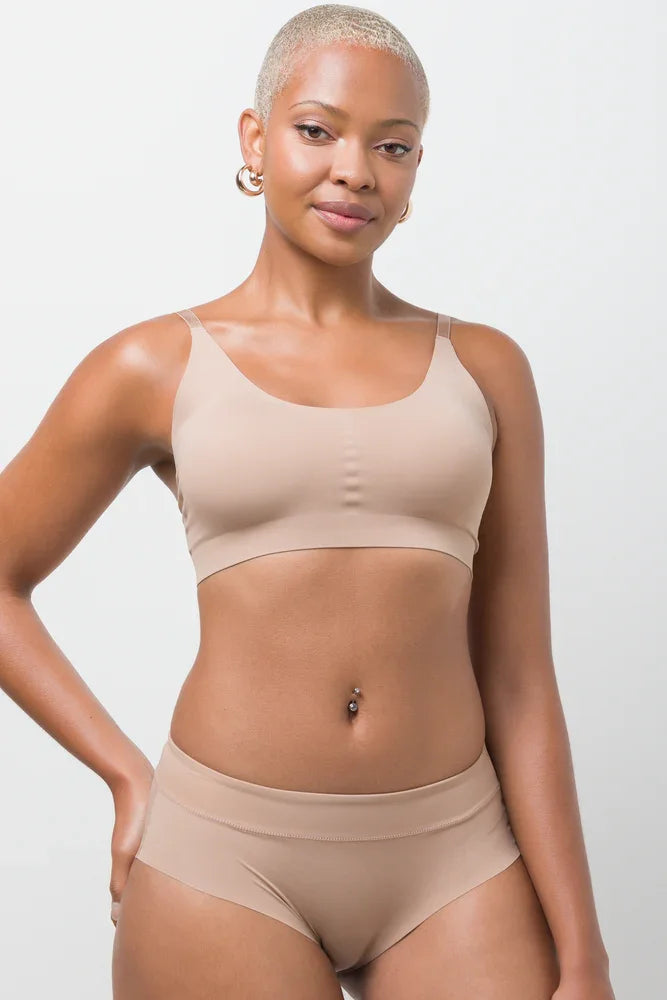 2 Pack Bonded Boyleg Black And Warm Natural