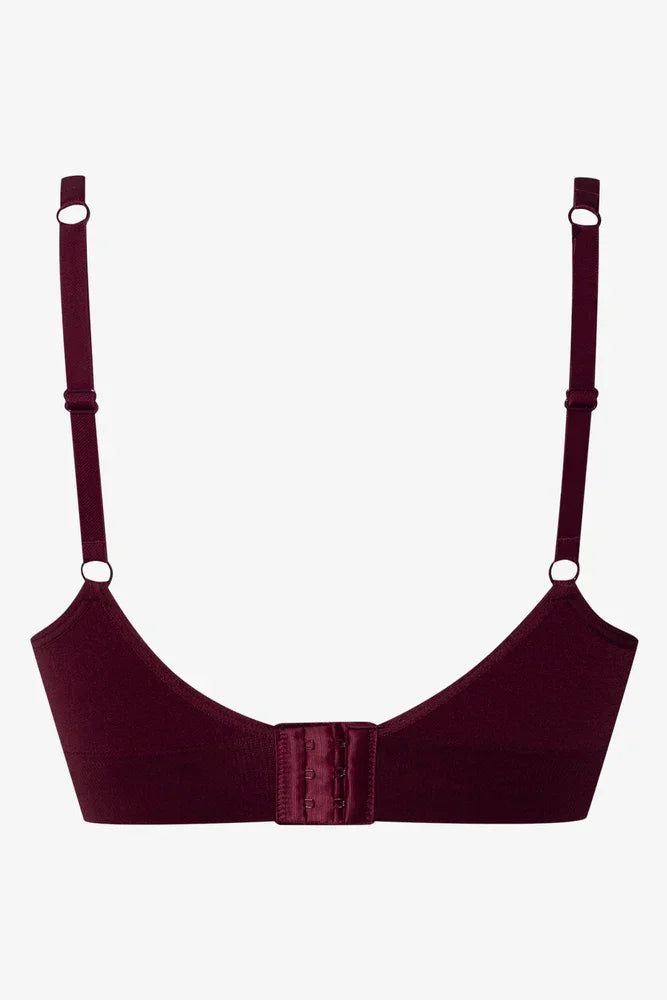 SEAMFREE BRALETTE BURGUNDY (1)