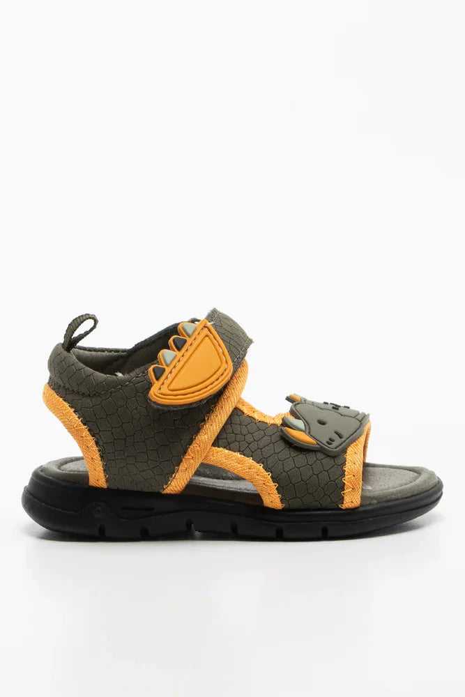 Novelty Adventure Sandal Green (1)