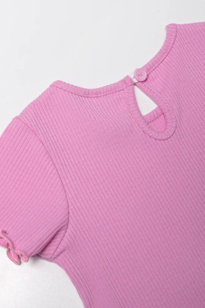 Twill Pinafore and T-shirt set (3)