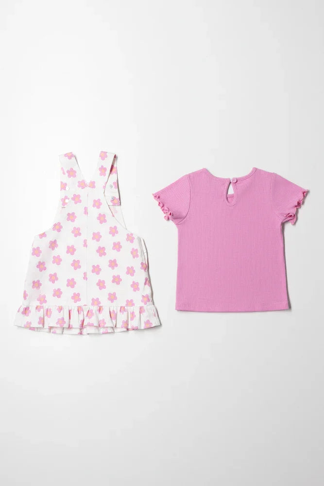 Twill Pinafore and T-shirt set (5)