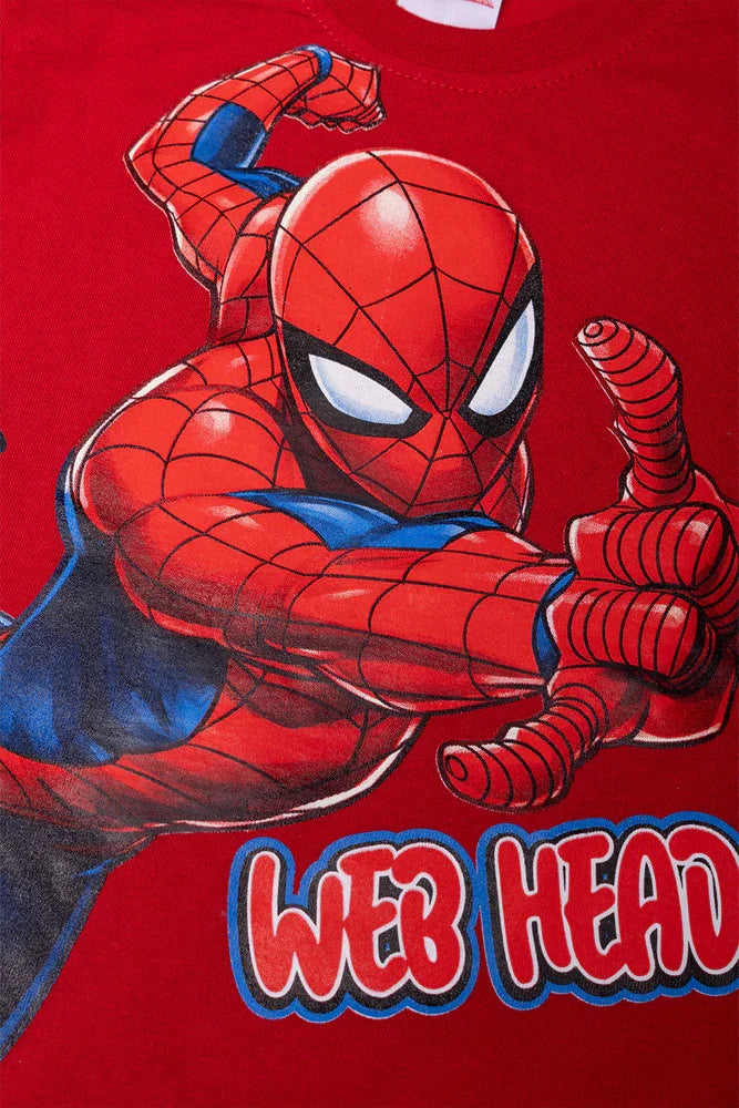 Spider-Man Short Sleeve Pyjama Set Red