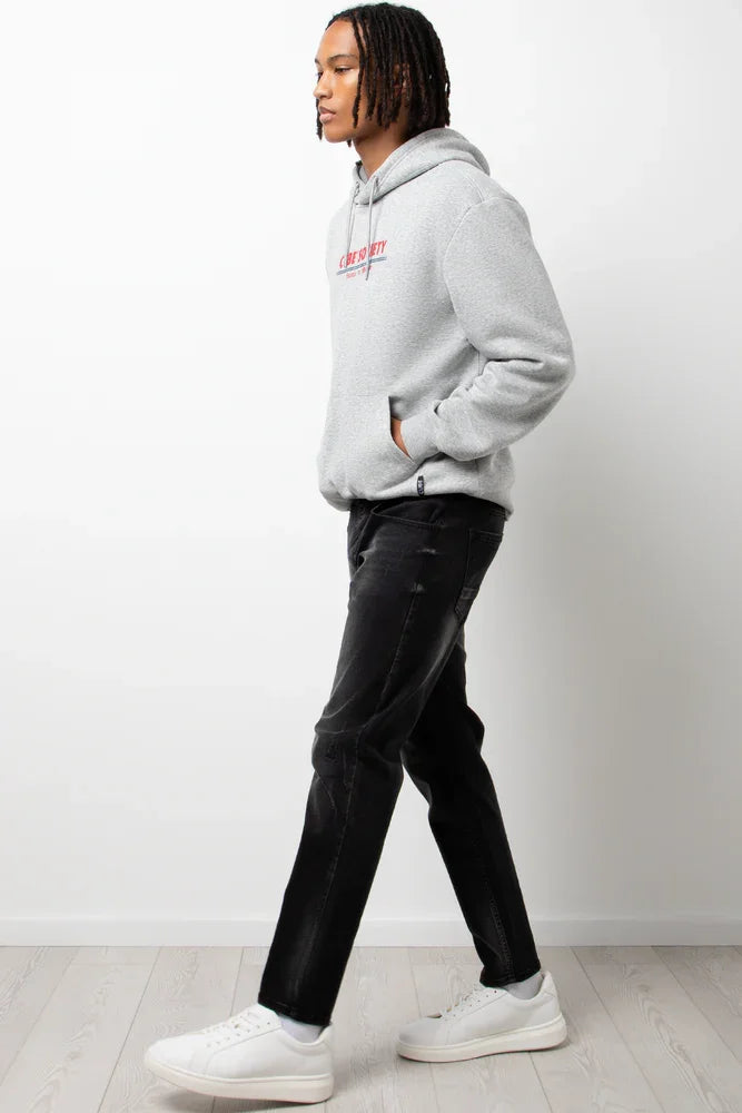 Rip And Repair Skinny Denim Jean Black (2)