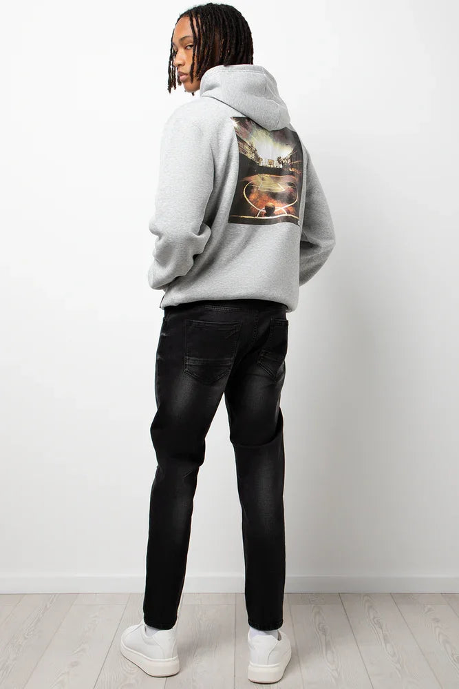 Rip And Repair Skinny Denim Jean Black (3)