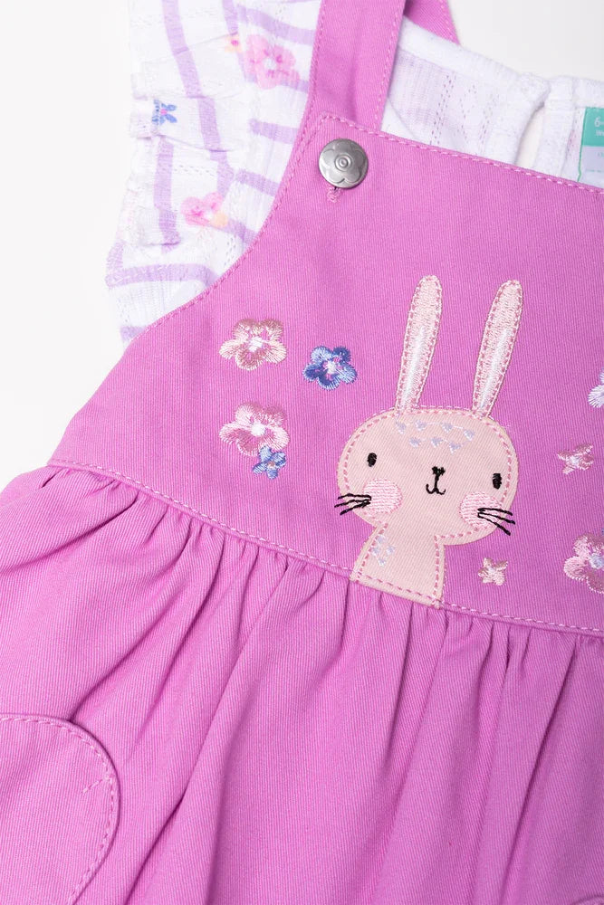 Twill Pinni Set Lilac