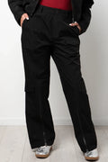 Cargo Pants With Zip Detail Black (1)