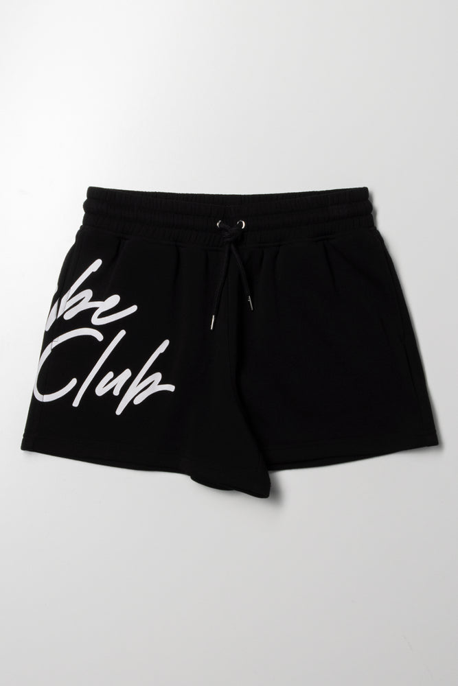 Fleece Shorts Black