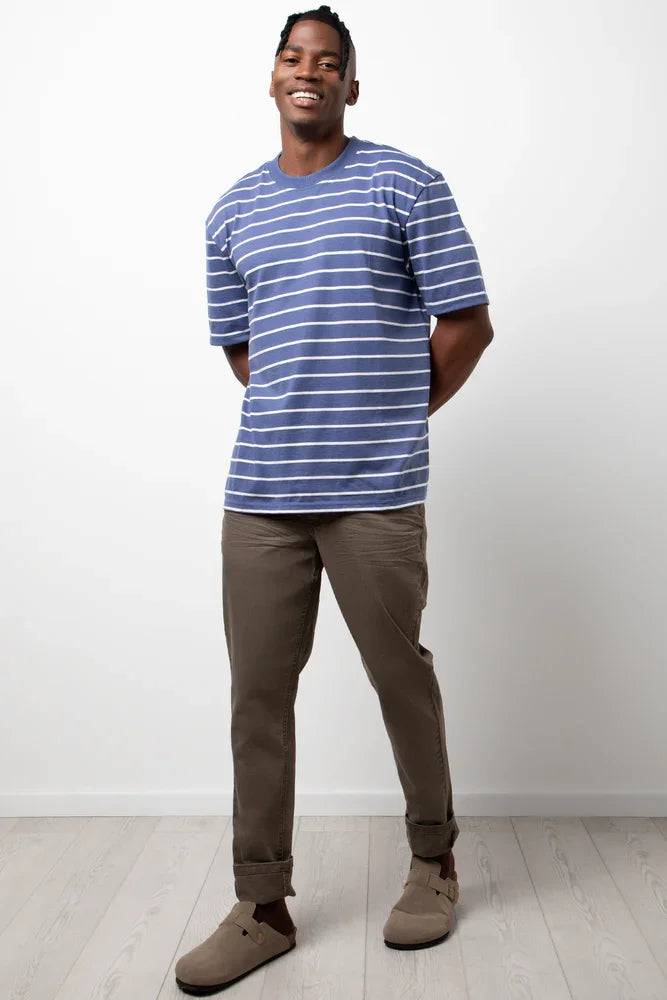 Straight Leg Denim Jean Natural