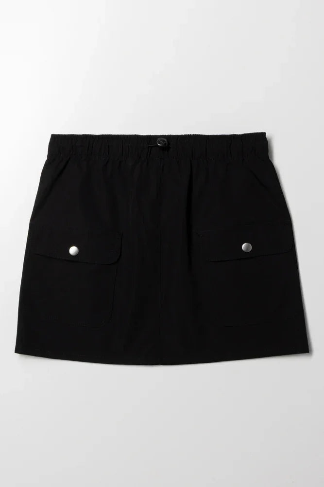 Cargo Skirt Black