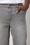 Straight Leg Denim Jeans Grey (4)