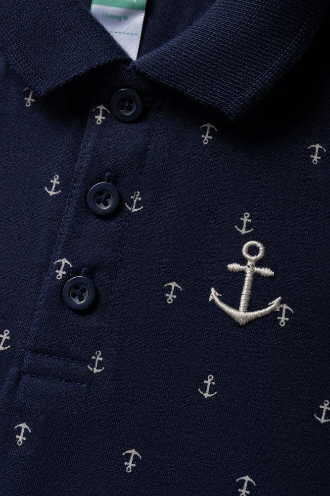 Short Sleeve Golfer Navy