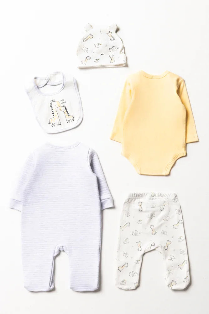 5 Piece Animals Set Grey (6)