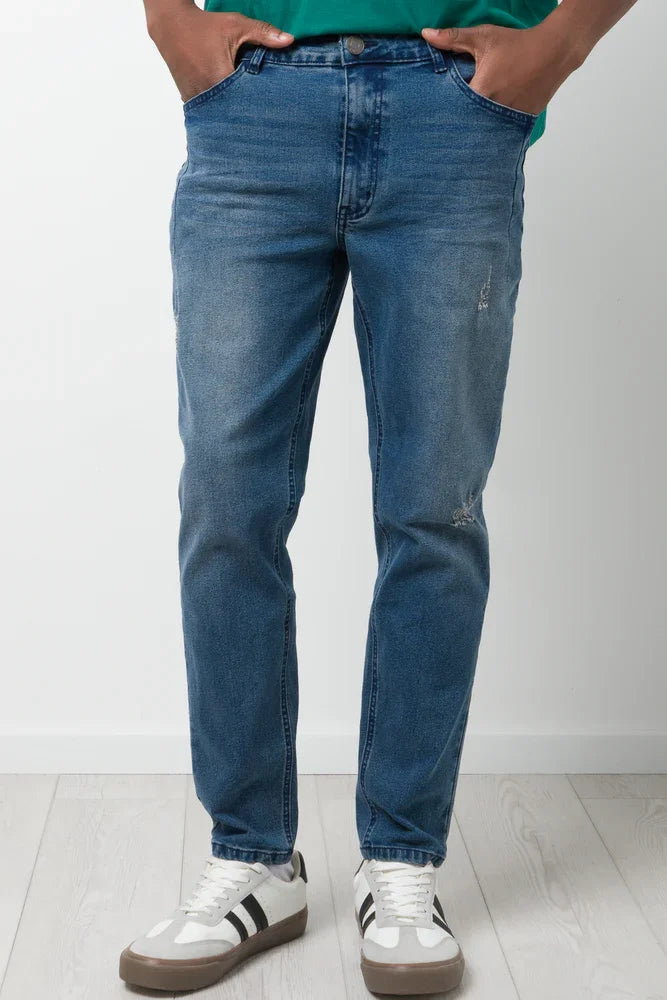Rip And Repair Skinny Indigo
