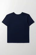 Spider-Man Short Sleeve T-Shirt Navy (2)