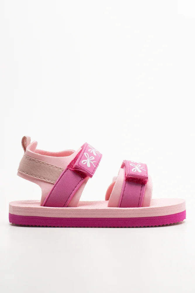 Double Strap Sandal Cerise