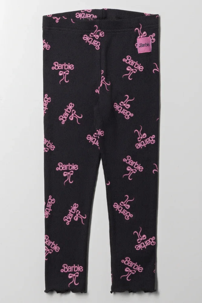 Barbie Rib Long Legging Grey