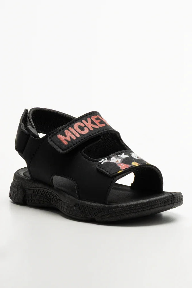 Mickey Mouse Adventure Sandals Black