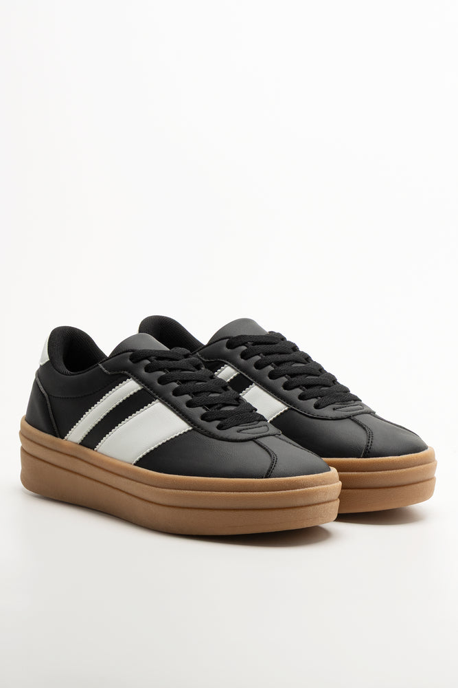 Platform Sneaker Black Sneakers Trainers Ackermans
