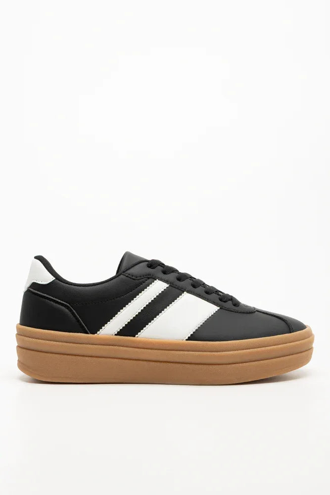 Platform Sneaker Black