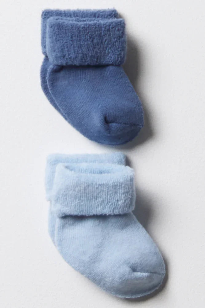 2 Pack Socks Blue