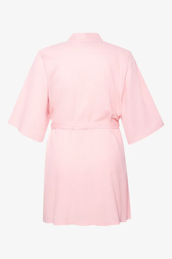 Waffle Gown Pink