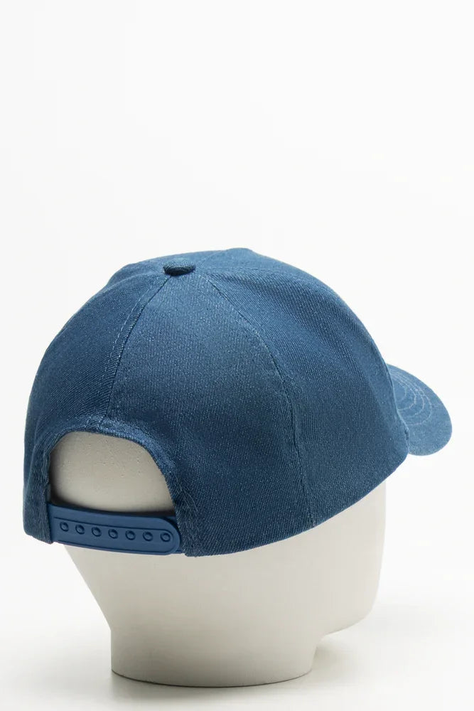 Superman Embroidered Peak Cap Blue